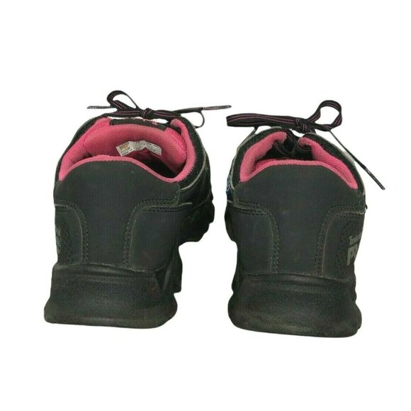 Timberland PRO Womens 7.5 M ESD Composite Toe Work Shoes Black & Pink - Picture 3 of 12